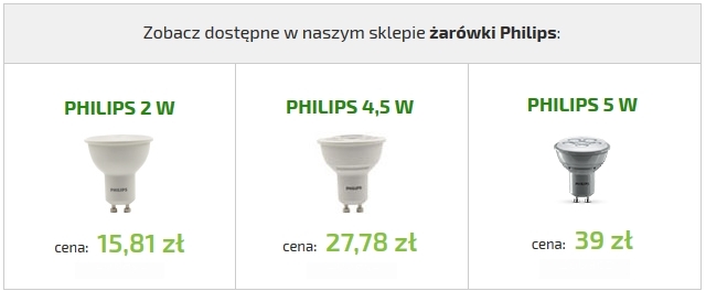 Żarówki LED Philips dostępne w sklepie oswietlenie-wnetrza.pl
